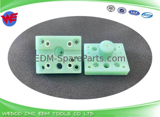 A290-8130-X763 Fanuc Isolator EDM Parts Lower Jet Block 54*43*10*26MM a-B serie
