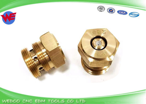 GEBRUIKBARE draad gids draad EDM Rood Diamant Water Nozzle Guide 0.192 / 0.195mm